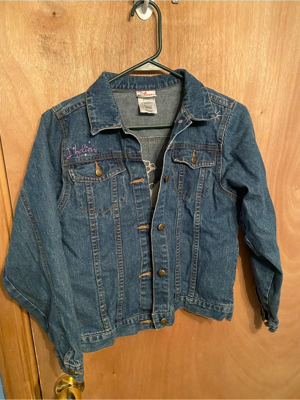 Disney Vintage Tinker Bell Embroidered Denim Jacket
